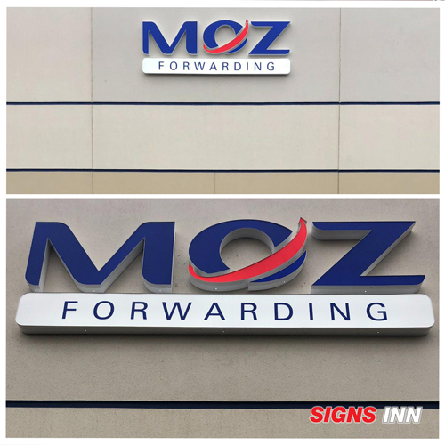 Illuminated Channel Letters & Channel Box Sign